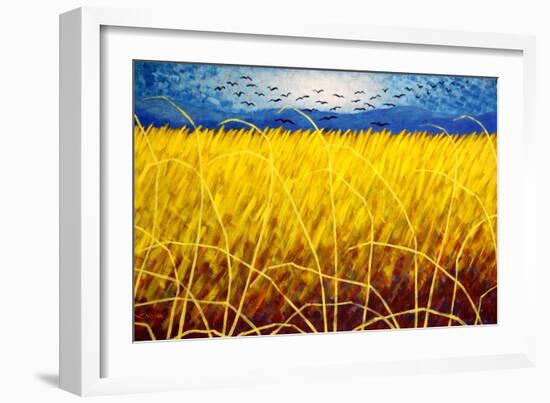 Homage to Van Gogh 1-John Nolan-Framed Giclee Print
