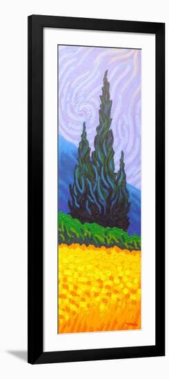 Homage to Van Gogh 2-John Nolan-Framed Giclee Print