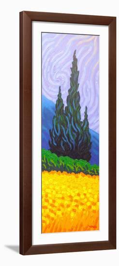 Homage to Van Gogh 2-John Nolan-Framed Premium Giclee Print
