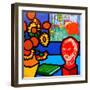 Homage to Van Gogh 3-John Nolan-Framed Giclee Print