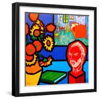 Homage to Van Gogh 3-John Nolan-Framed Giclee Print