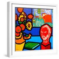 Homage to Van Gogh 3-John Nolan-Framed Giclee Print