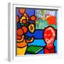 Homage to Van Gogh 3-John Nolan-Framed Giclee Print