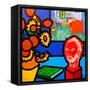 Homage to Van Gogh 3-John Nolan-Framed Stretched Canvas