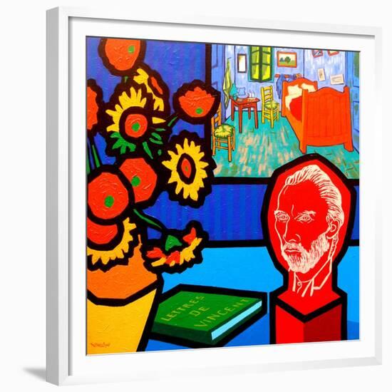 Homage to Van Gogh 3-John Nolan-Framed Giclee Print