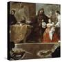 Homage to Velazquez for Count of Santiesteban, 1692-1700-Luca Giordano-Stretched Canvas