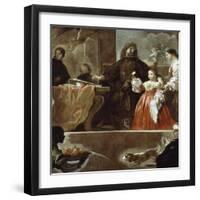 Homage to Velazquez for Count of Santiesteban, 1692-1700-Luca Giordano-Framed Giclee Print