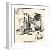 Homan's Improved Cider Mill-null-Framed Art Print