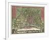 Homann Erben’s Accurate Map of Amsterdam 1727-Vintage Lavoie-Framed Giclee Print