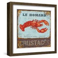 Homard-Bruno Pozzo-Framed Art Print