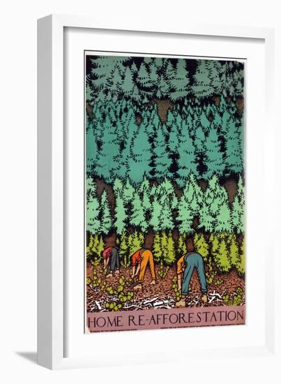 Home Afforestation-Keith Henderson-Framed Giclee Print