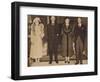 Home Again - the King, the Queen, with Mr. and Mrs. Chamberlain, 1938, (1938)-null-Framed Photographic Print