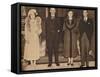 Home Again - the King, the Queen, with Mr. and Mrs. Chamberlain, 1938, (1938)-null-Framed Stretched Canvas