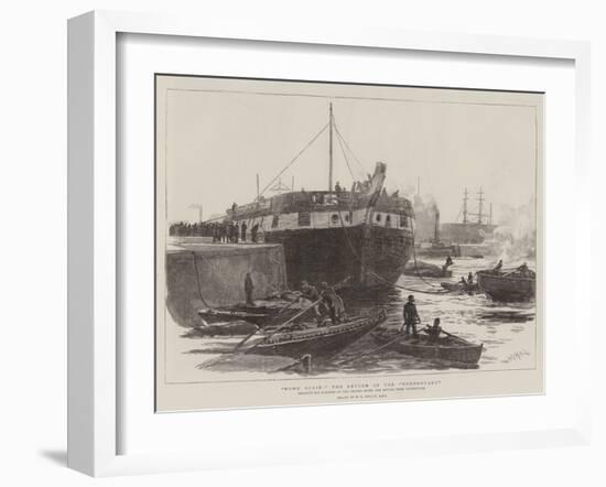 Home Again: the Return of the Foudroyant-William Lionel Wyllie-Framed Giclee Print