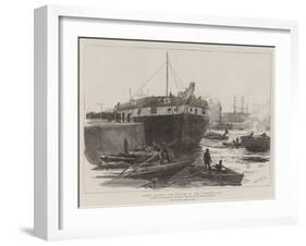 Home Again: the Return of the Foudroyant-William Lionel Wyllie-Framed Giclee Print