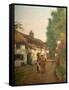 Home Along (Dashpers Lane, Brixham, Devon)-J. Cooke-Framed Stretched Canvas