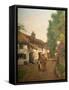 Home Along (Dashpers Lane, Brixham, Devon)-J. Cooke-Framed Stretched Canvas