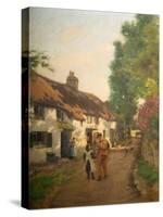 Home Along (Dashpers Lane, Brixham, Devon)-J. Cooke-Stretched Canvas