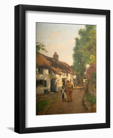 Home Along (Dashpers Lane, Brixham, Devon)-J. Cooke-Framed Giclee Print