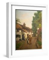 Home Along (Dashpers Lane, Brixham, Devon)-J. Cooke-Framed Giclee Print