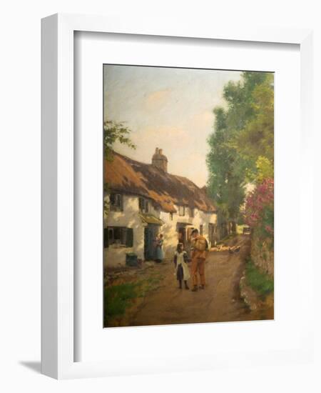 Home Along (Dashpers Lane, Brixham, Devon)-J. Cooke-Framed Giclee Print