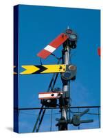 Home and Distant Signals (Gwr) on Gantry, Newton Abbot, Devon, England, United Kingdom-Ian Griffiths-Stretched Canvas