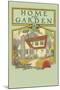 Home and Garden Magazine Cover-null-Mounted Art Print