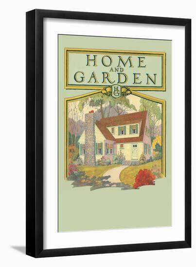 Home and Garden Magazine Cover-null-Framed Art Print