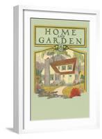 Home and Garden Magazine Cover-null-Framed Art Print
