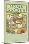 Home and Garden Magazine Cover-null-Mounted Art Print