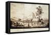 Home and Plantation Belonging to Tahiti Island Chief, Society Islands, Polynesia-null-Framed Stretched Canvas