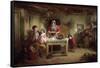 Home and the Homeless, 1856-Thomas Faed-Framed Stretched Canvas