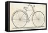 Home Assembly Model Safety Bicycle-null-Framed Stretched Canvas