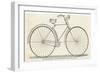 Home Assembly Model Safety Bicycle-null-Framed Art Print