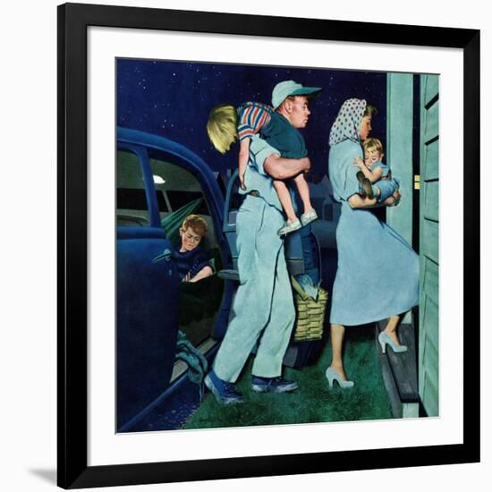 "Home at Last", September 1, 1951-George Hughes-Framed Giclee Print