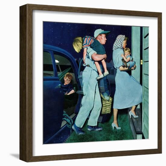 "Home at Last", September 1, 1951-George Hughes-Framed Premium Giclee Print