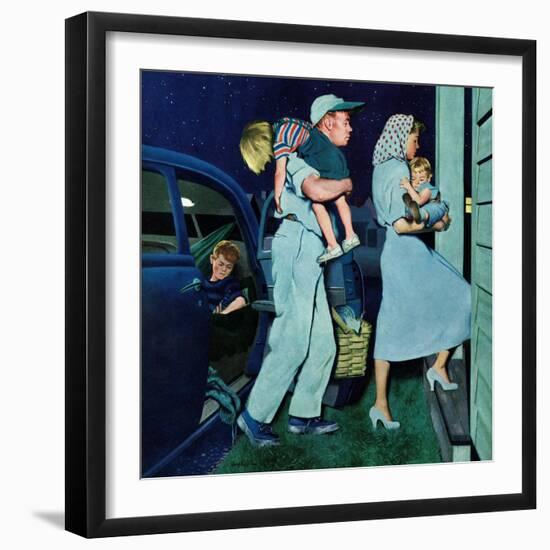 "Home at Last", September 1, 1951-George Hughes-Framed Premium Giclee Print