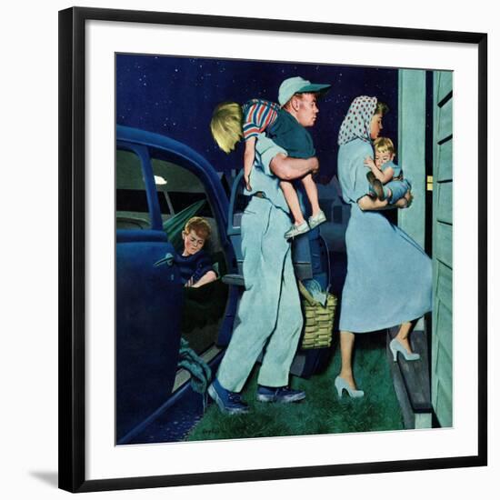 "Home at Last", September 1, 1951-George Hughes-Framed Giclee Print