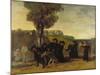 Home Coming Form the Conference (Le Retour De La Conférence), 1863-Gustave Courbet-Mounted Giclee Print