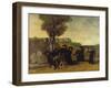 Home Coming Form the Conference (Le Retour De La Conférence), 1863-Gustave Courbet-Framed Giclee Print