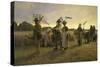 Home-Coming of the Harvesters, 1885-Niels Fr Schiottz-Jensen-Stretched Canvas