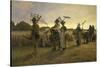 Home-Coming of the Harvesters, 1885-Niels Fr Schiottz-Jensen-Stretched Canvas