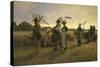Home-Coming of the Harvesters, 1885-Niels Fr Schiottz-Jensen-Stretched Canvas