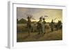 Home-Coming of the Harvesters, 1885-Niels Fr Schiottz-Jensen-Framed Giclee Print