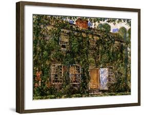 Home Cottage, East Hampton, C.1916-Childe Hassam-Framed Premium Giclee Print