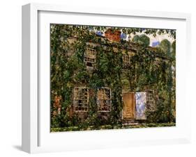 Home Cottage, East Hampton, C.1916-Childe Hassam-Framed Giclee Print
