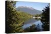 Home Creek on Lake Manapouri, Manapouri, Southland, South Island, New Zealand, Pacific-Stuart Black-Stretched Canvas