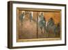 Home dancers. Around 1900-1905. Oil on canvas.-Edgar Degas-Framed Giclee Print