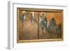 Home dancers. Around 1900-1905. Oil on canvas.-Edgar Degas-Framed Giclee Print