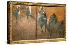 Home dancers. Around 1900-1905. Oil on canvas.-Edgar Degas-Stretched Canvas